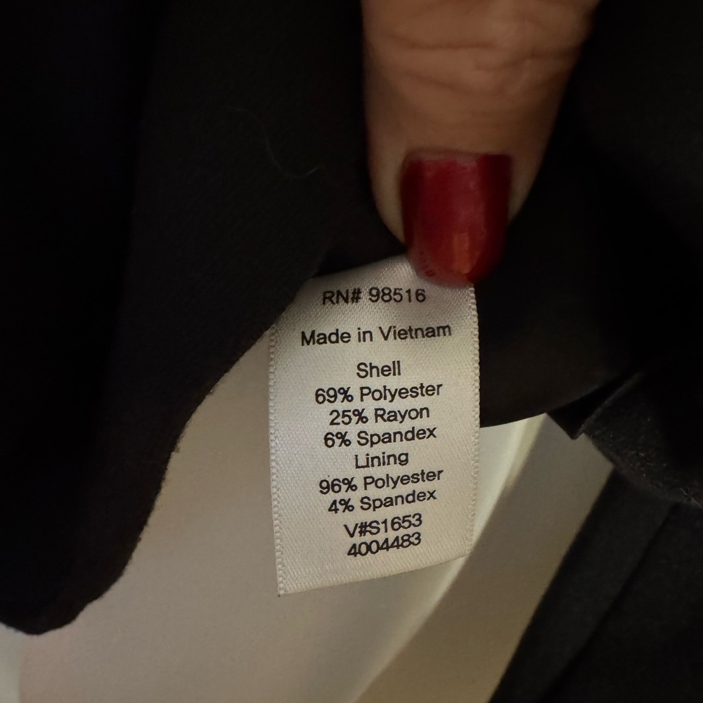Coldwater Creek Black Jacket Size: 6 #U - Picture 8 of 10